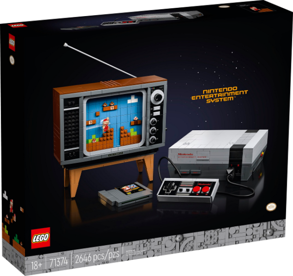 Original box for set 71374 Nintendo Entertainment System