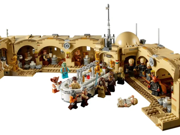Bouw je eigen Mos Eisley Cantina met LEGO Set 75290: Iconische details en uitgebreide minifiguurcollectie! - Afbeelding 2