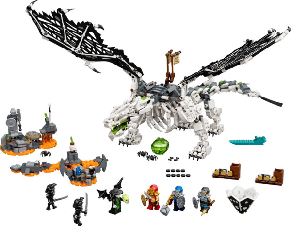 Lego Ninjago 71721 - Skull Sorcerer's Dragon - Afbeelding 3