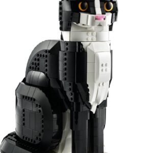 Lego IDEAS 21349 Tuxedo Cat-Bouw je eigen zwart witte kat geen doos